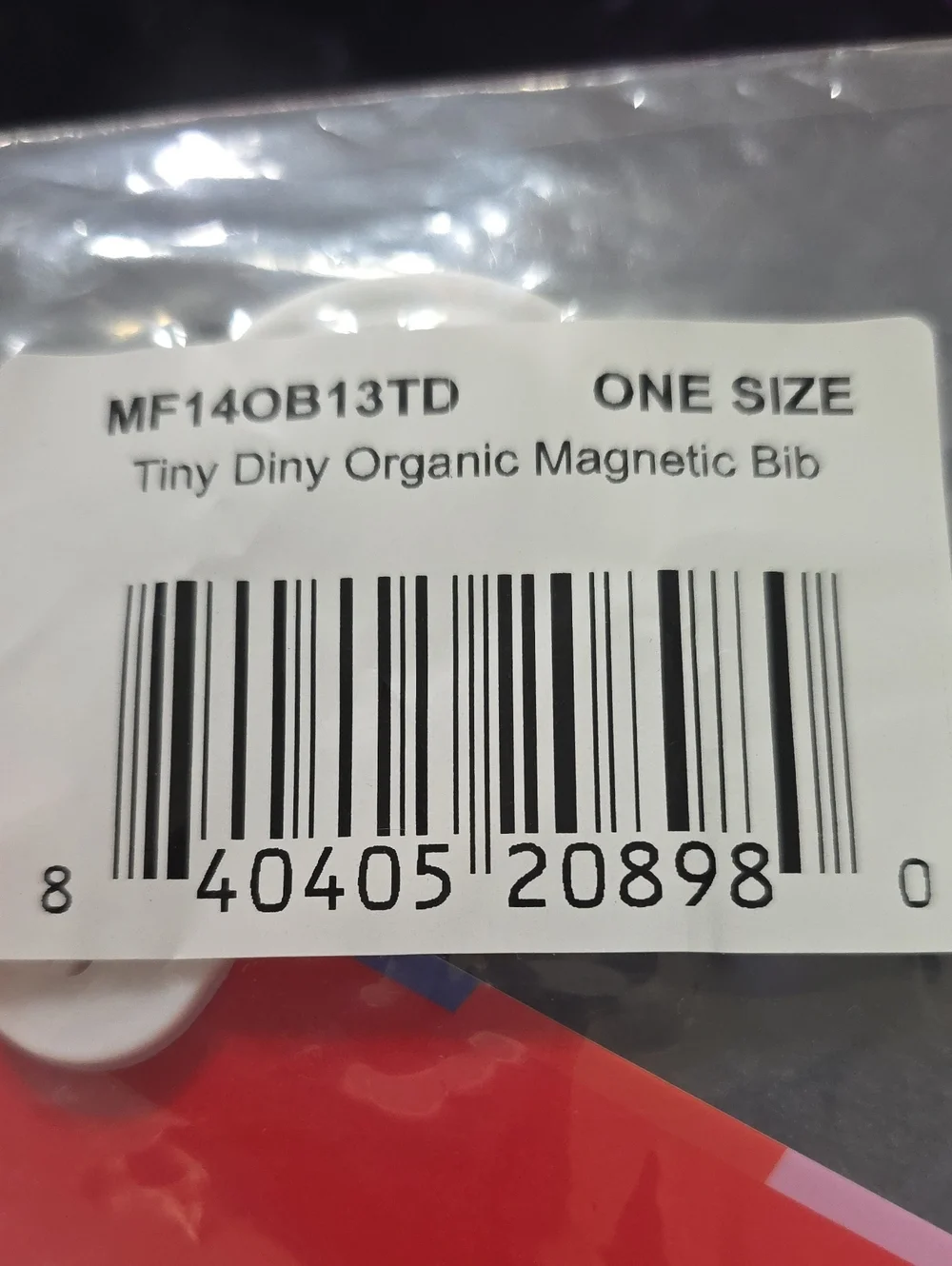 @Magnetic Me Tiny Diny Organic Magnetic Bib.